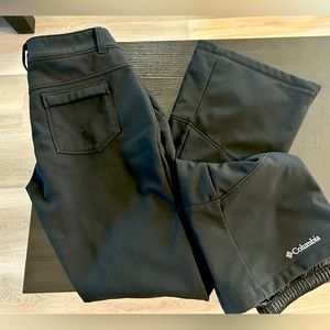 Women’s Columbia waterproof ski pants.